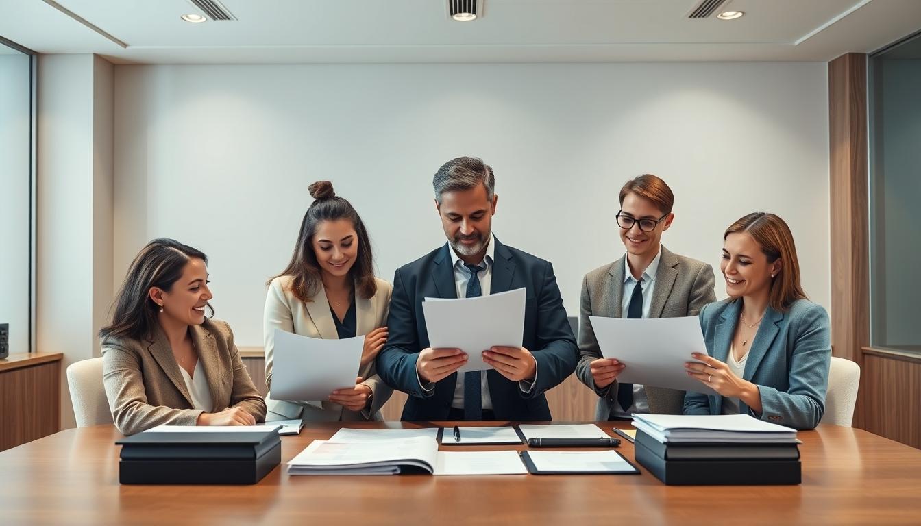 Business contract documents